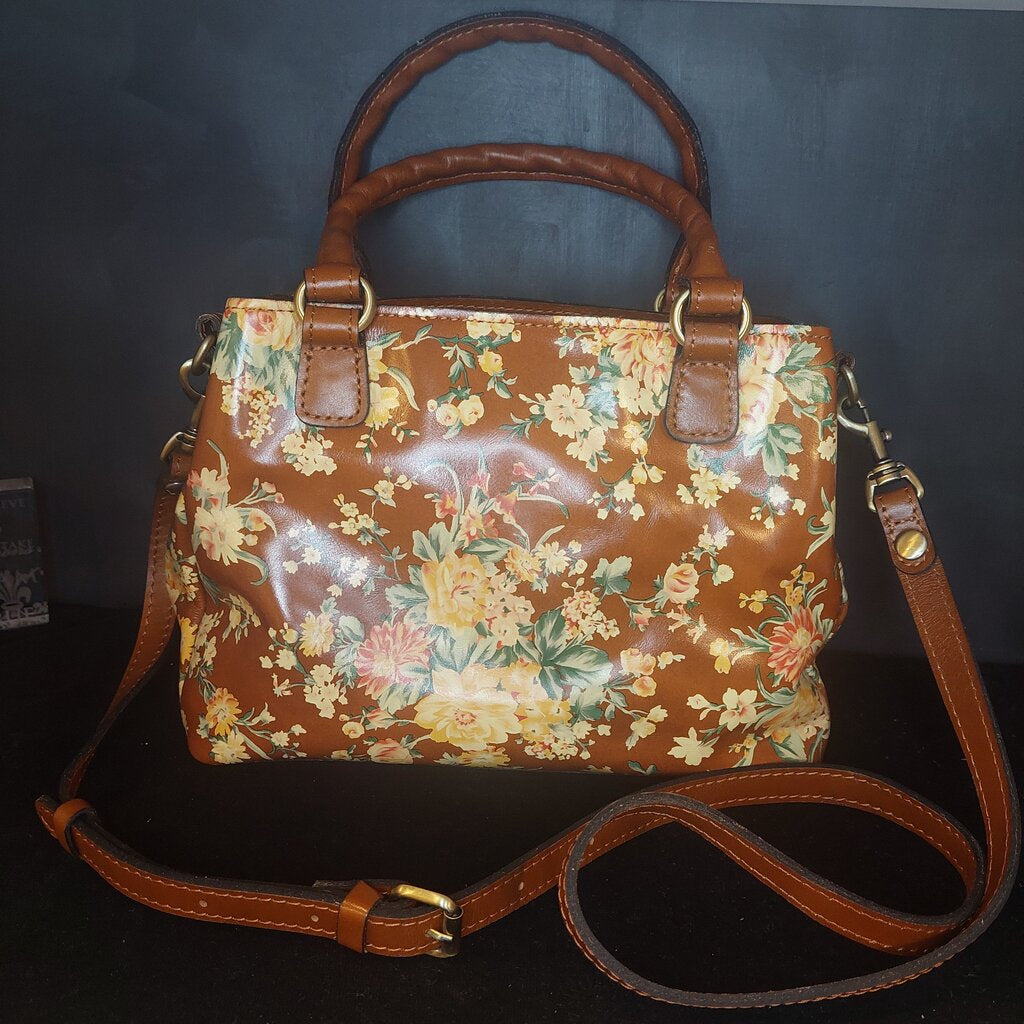 Patricia Nash Leather Handbag in Antique Rose Pattern - The URBANARY Home and Garden