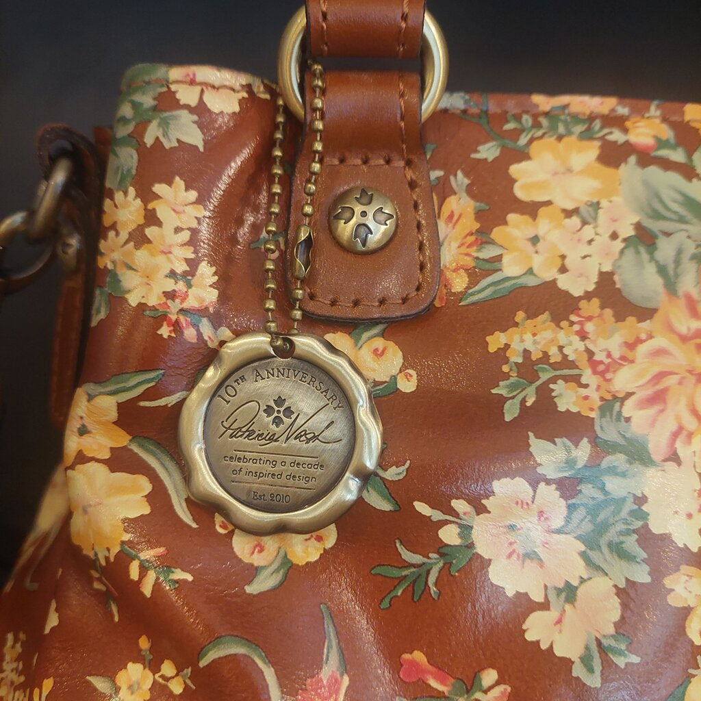Patricia Nash Leather Handbag in Antique Rose Pattern - The URBANARY Home and Garden
