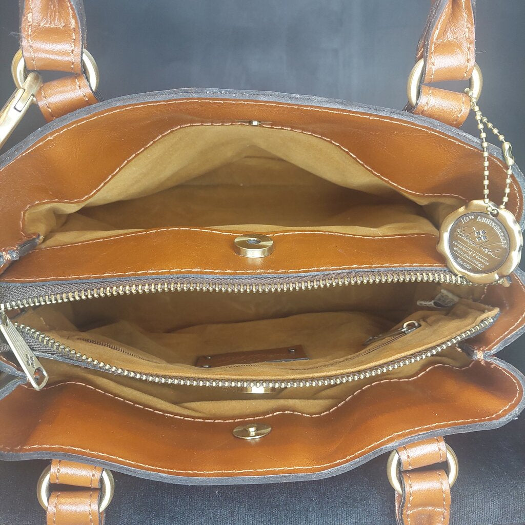 Patricia Nash Leather Handbag in Antique Rose Pattern - The URBANARY Home and Garden