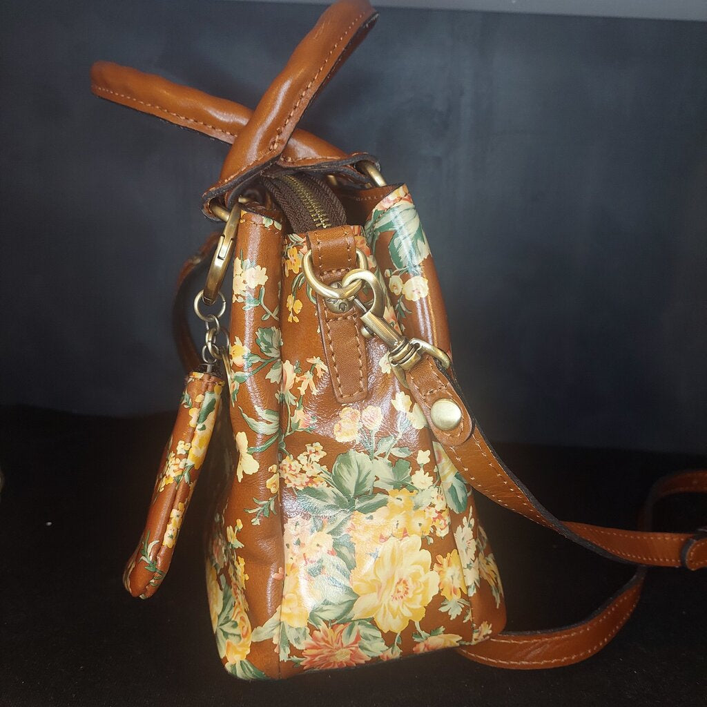 Patricia Nash Leather Handbag in Antique Rose Pattern - The URBANARY Home and Garden