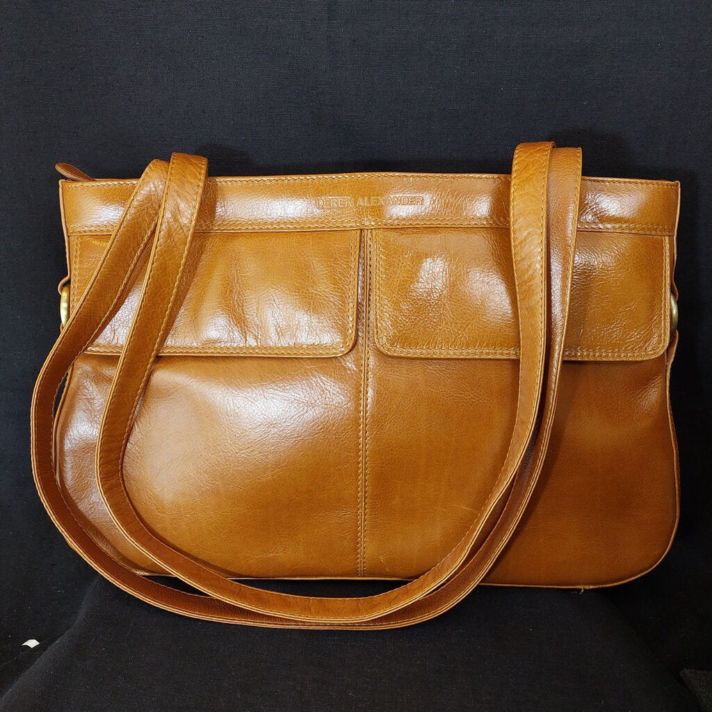 Derek Alexander CANADA Leather Twin Shoulder Strap Tote - The URBANARY Home and Garden