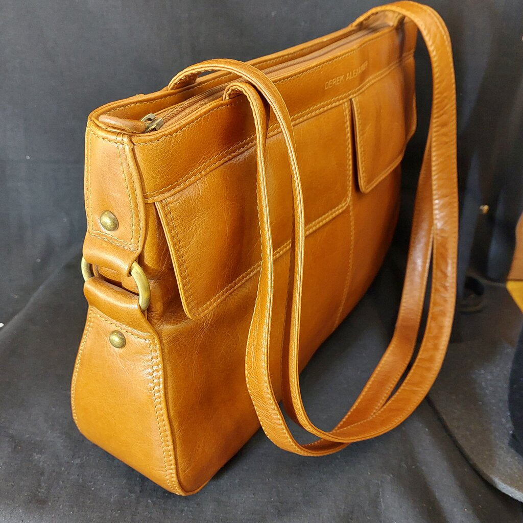 Derek Alexander CANADA Leather Twin Shoulder Strap Tote - The URBANARY Home and Garden