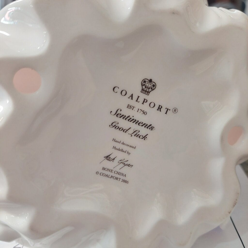 Coalport Sentiments GOOD LUCK Lady Figurine - The URBANARY Home and Garden