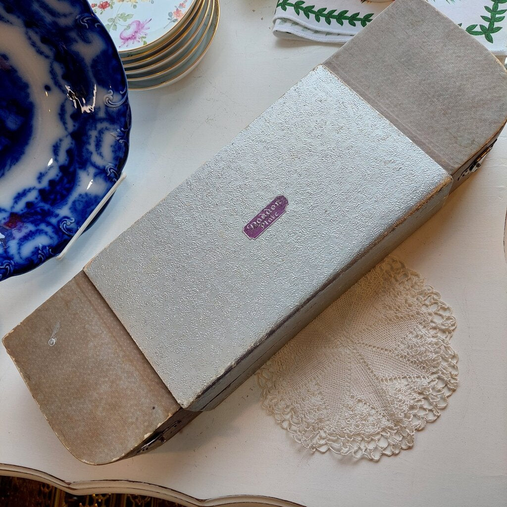 Silver Plated Carving Trio Set in Original Box in Dorothy Vernon Pattern Eatons