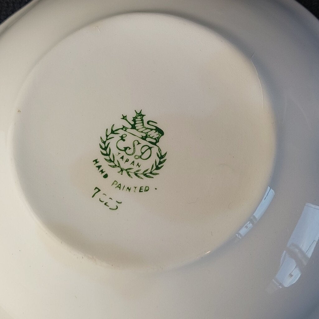 1950 Lefton Bluebird Egg Cup and ESD Bluebird Bowl 7025 Japan