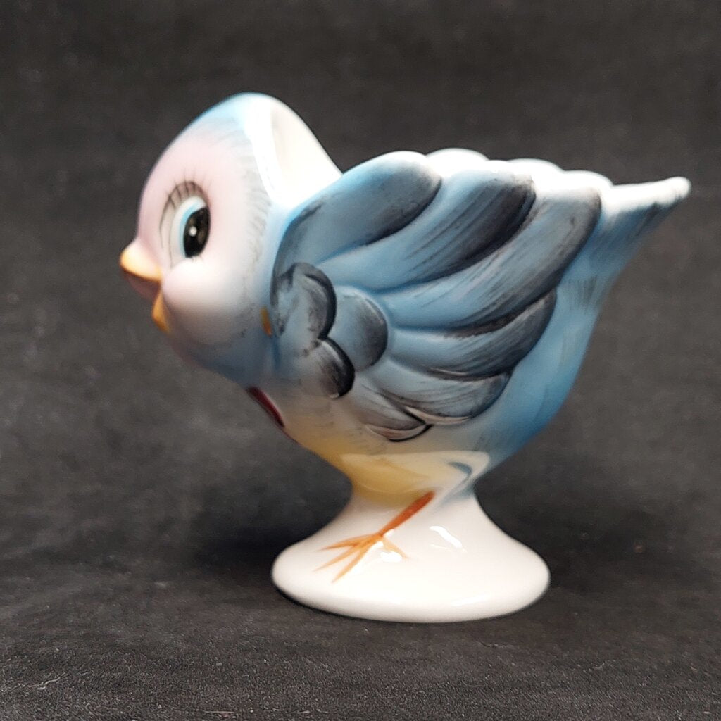 1950 Lefton Bluebird Egg Cup and ESD Bluebird Bowl 7025 Japan