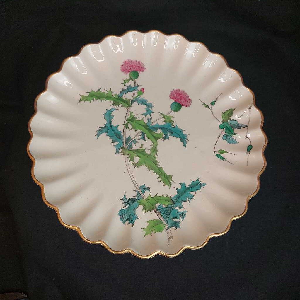 Antique COPELAND Polychrome Compote Dish 1857-1867 - The URBANARY Home and Garden