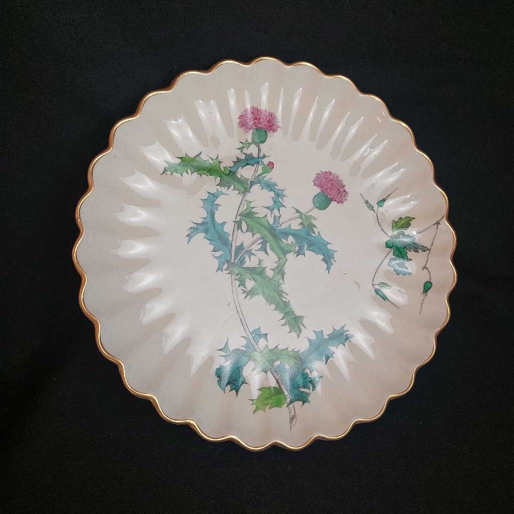 Antique COPELAND Polychrome Compote Dish 1857-1867 - The URBANARY Home and Garden