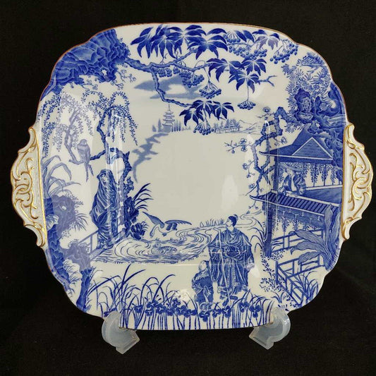 Royal Crown DERBY MIKADO 11 Inch Square Cake Plate