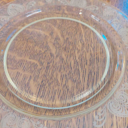 5 FOSTORIA TROJAN TOPAZ Depression Glass #280 Lunch / Dessert Plates