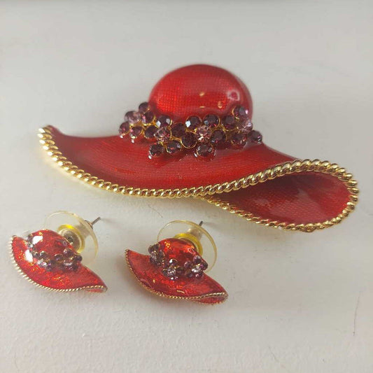 22 Plus Pieces RED HAT SOCIETY Bling & Accessories