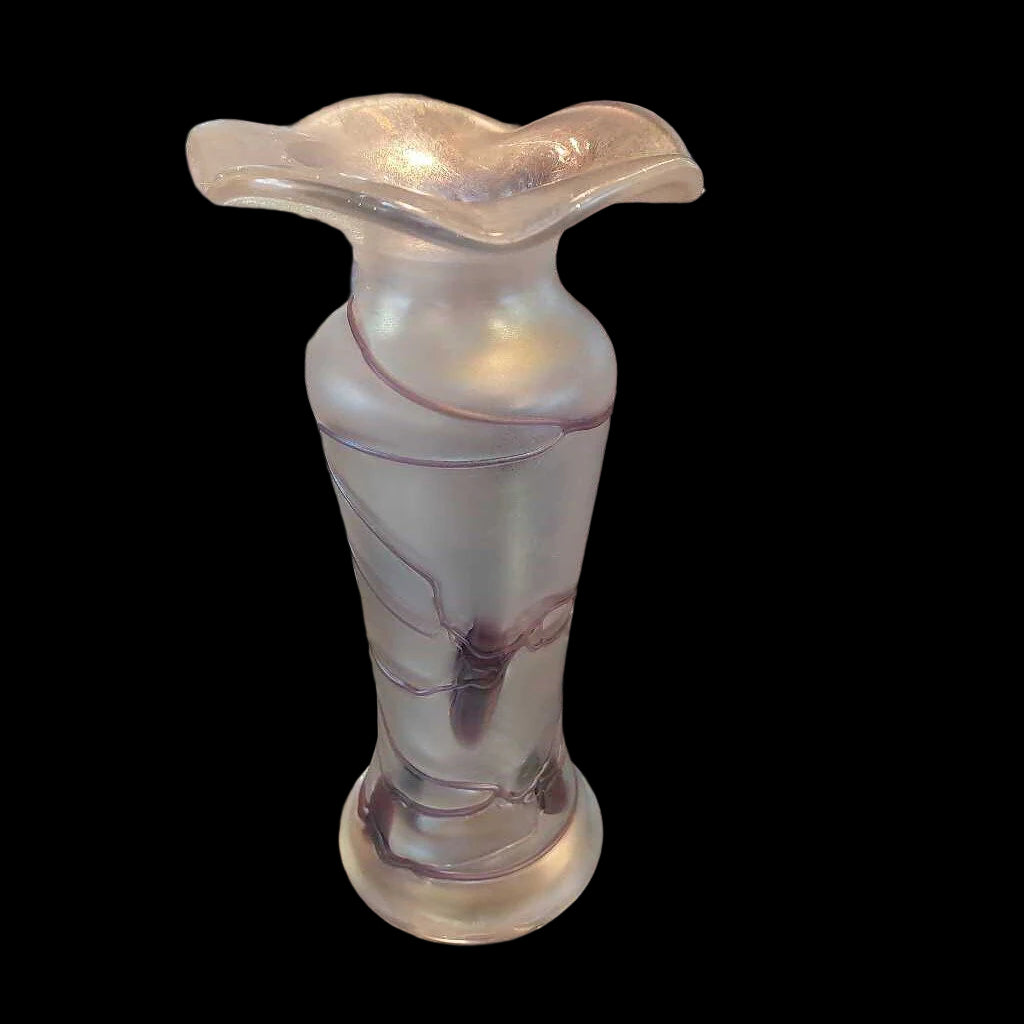 1960-70s POSCHINGER German Blown Art Glass Vase