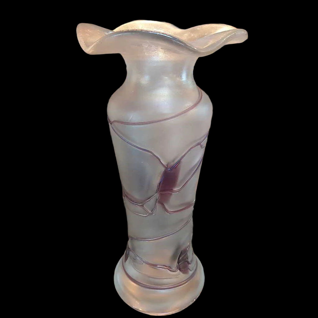 1960-70s POSCHINGER German Blown Art Glass Vase