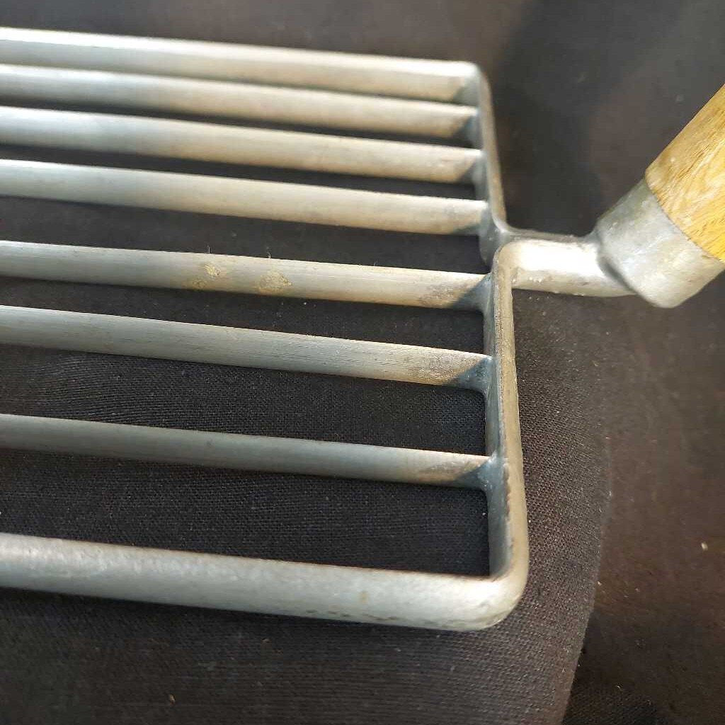 Commercial Cheese CURD HARP Cutter w. Wooden Handle