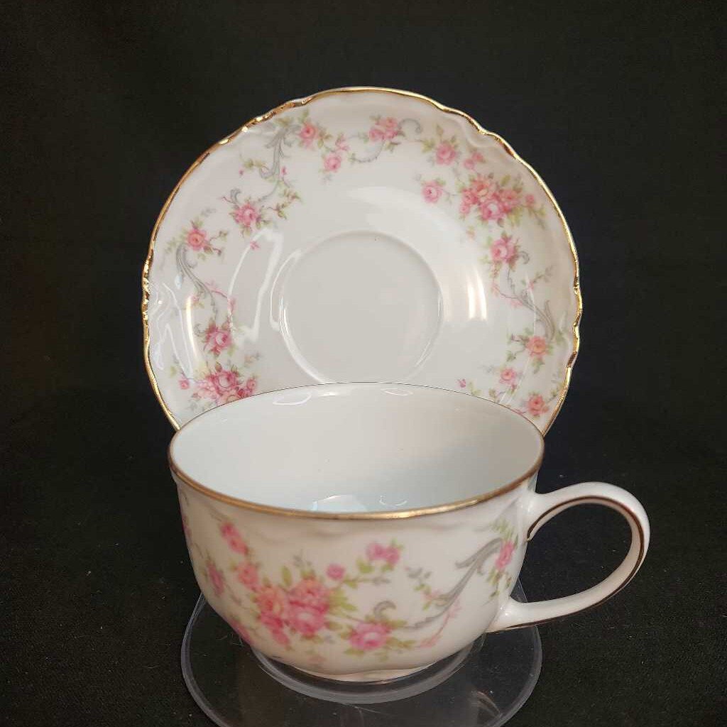 RICHELIEU 7658 TEA CUP & SAUCER by Hutschenreuther Selb Bavaria - The URBANARY Home and Garden