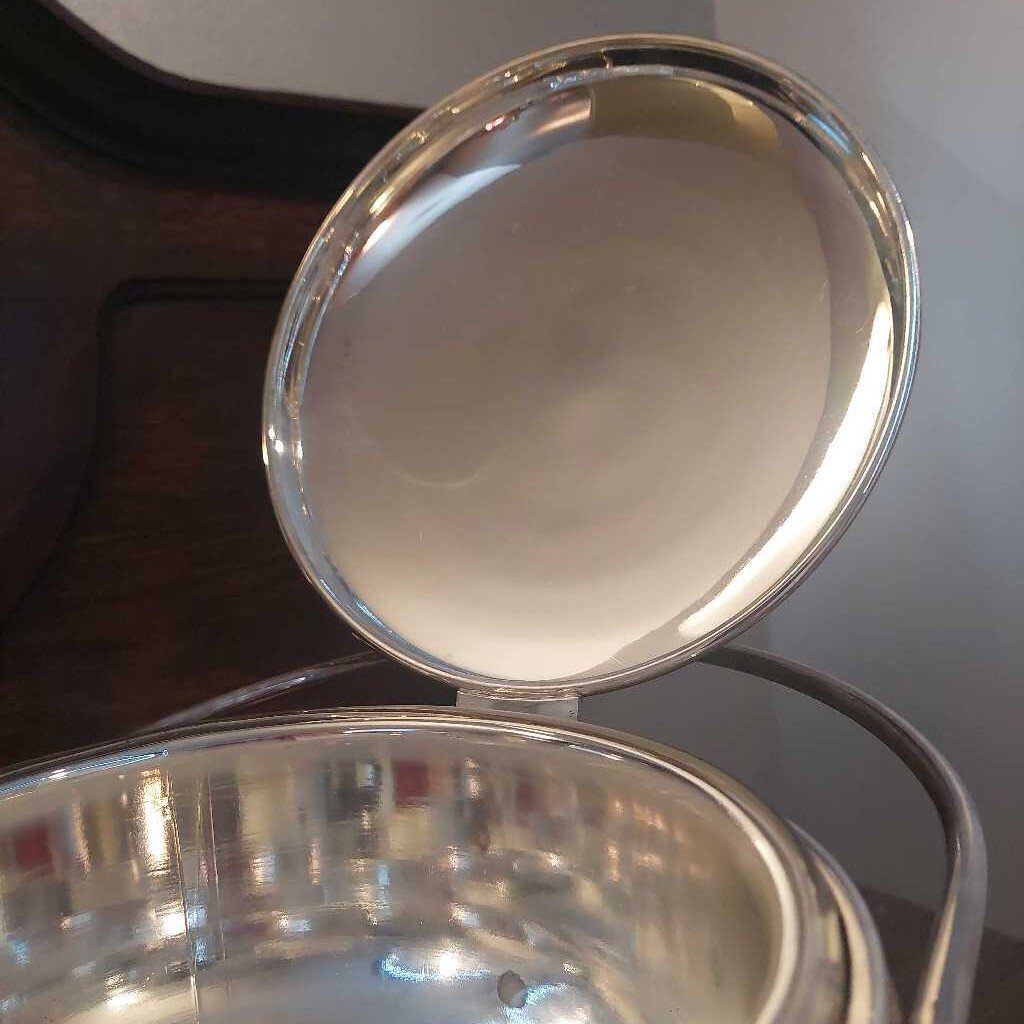 1950s National Silver Co. Silver On Copper ICE BUCKET w. Vacuum Glass Liner urbanary.ca