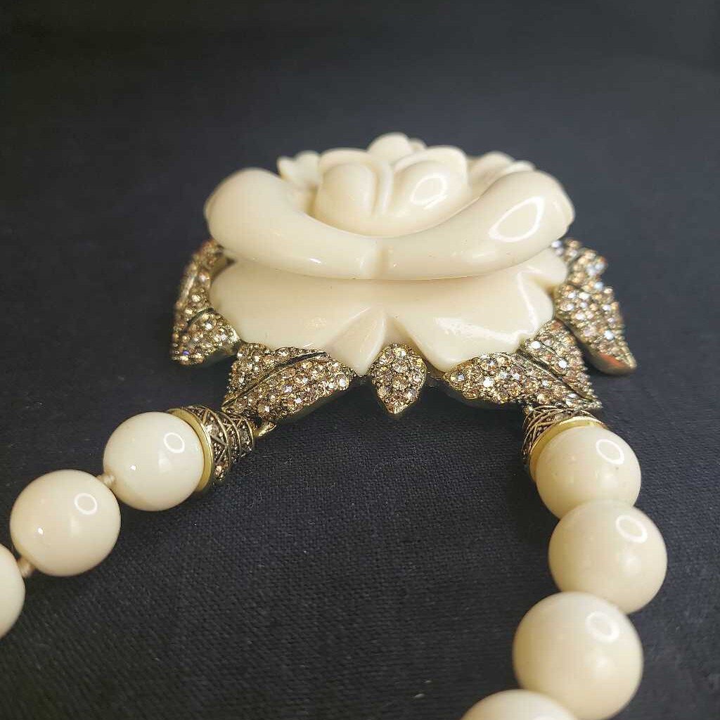 Heidi Daus Bead Necklace Large Pendant