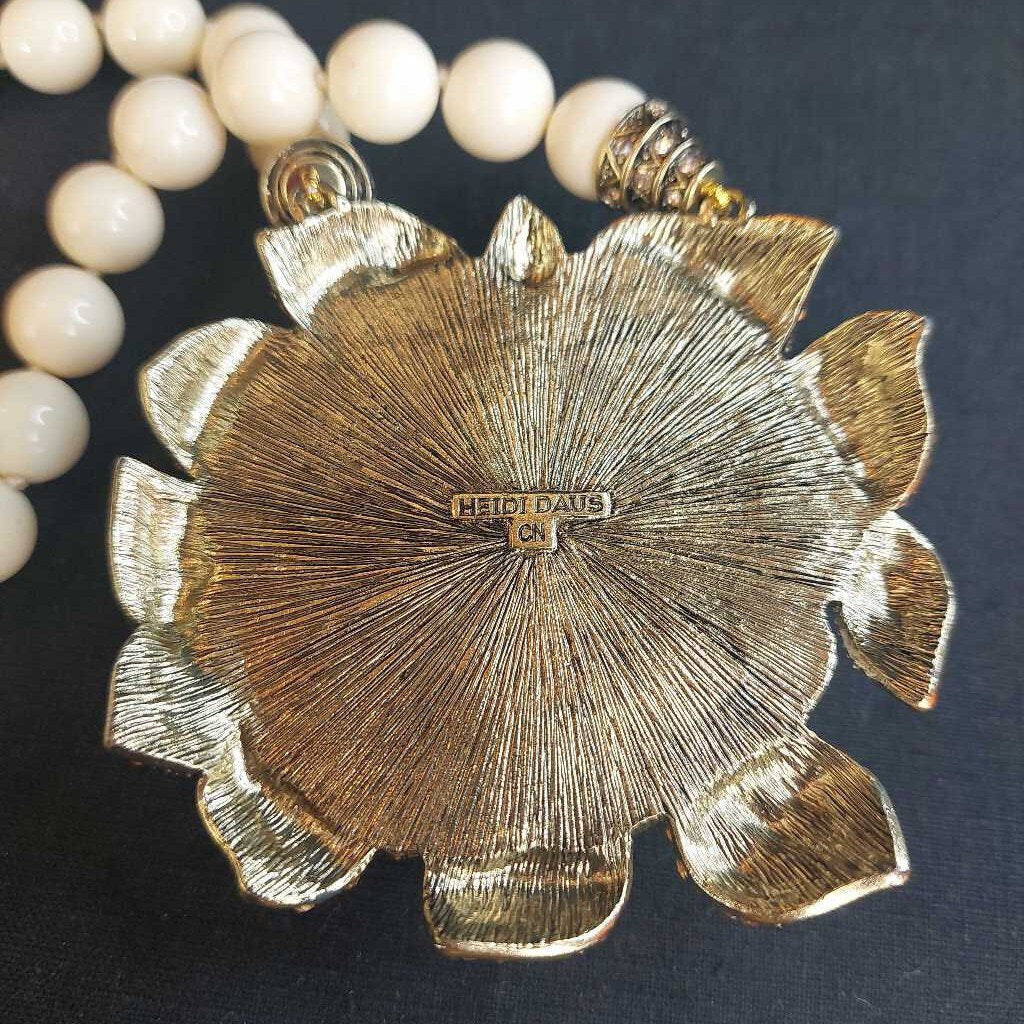 Heidi Daus Bead Necklace Large Pendant