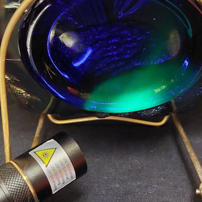 1910 Fenton PEACOCK and URN 6 Ruffle Bowl Bearded Berry Back Carnival Glass