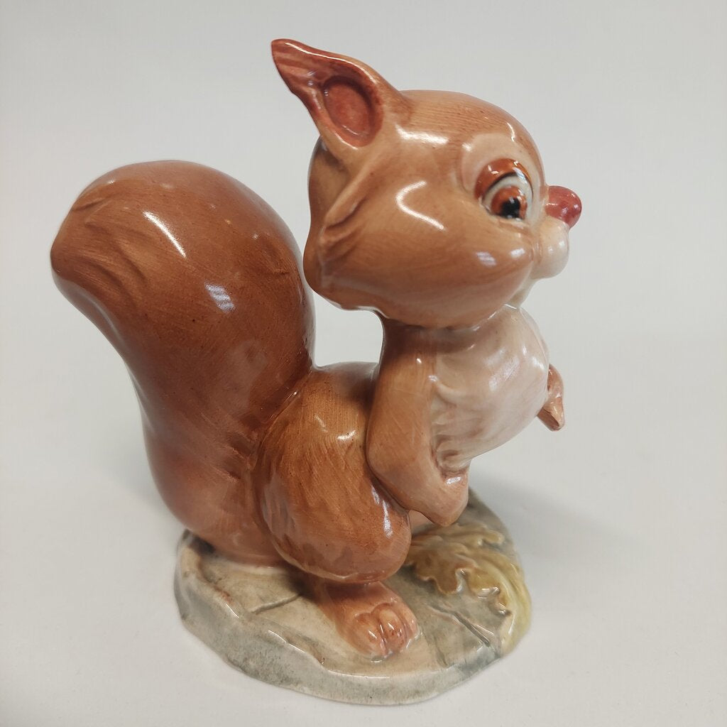 This is a David Hand's&nbsp;Ginger Nutt figurine&nbsp;1152 of Animaland Series by Beswick England. 1949-1955

The Ginger Nutt figurine is one of eight characters in David Hand's Animaland character series. Ginger Nutt is a red squirrel.

The figurine is&nbsp;3-1/2 inches (9cm) tall.&nbsp;&nbsp;

The backstamp is gold and reads: David Hand's Animaland, "Ginger Nutt" Beswick England (circle) 6, Copyright by GB Animations Ltd.