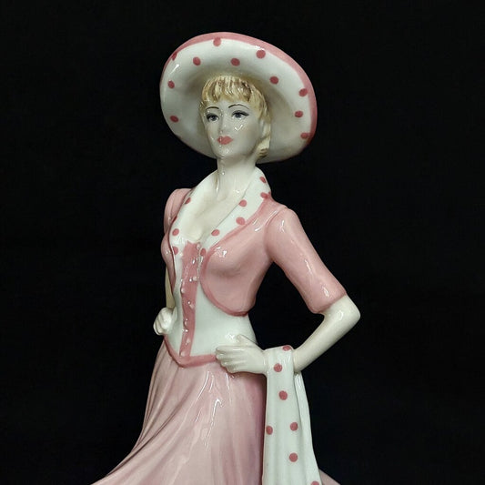 Coalport Sentiments GOOD LUCK Lady Figurine
