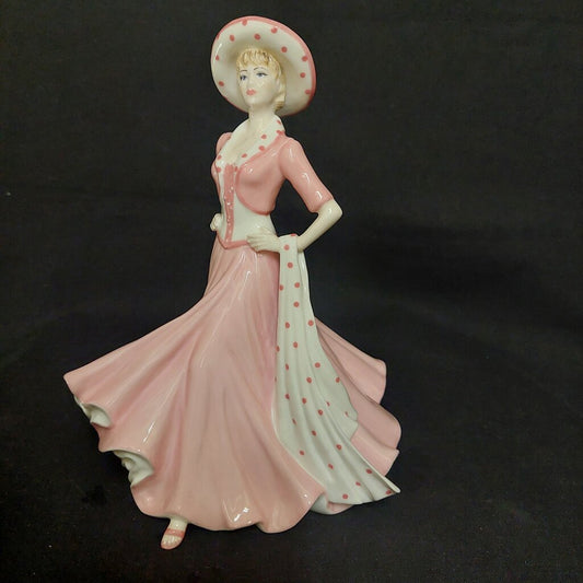 Coalport Sentiments GOOD LUCK Lady Figurine