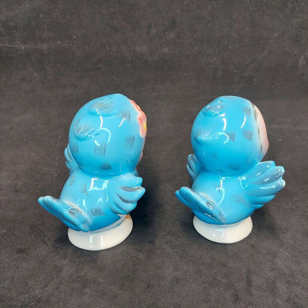 Vintage Lefton Bluebird Salt and Pepper Shakers Japan