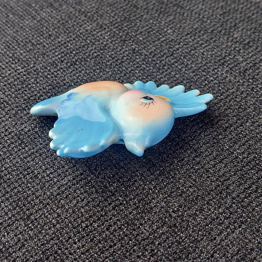 1950-60s Lefton Bluebird Wall Plaque Smallest One in Set ONLY