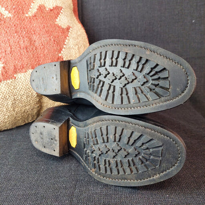 Boulet Black Western Work Book #8120 CSA Steel Toe - The URBANARY Home and Garden