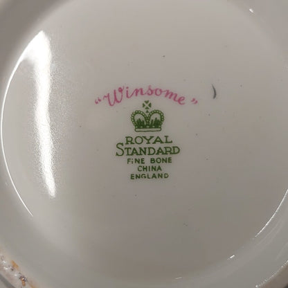 Royal Standard 5 Cup Teapot in Winsome Pattern #595 Rare Exc. Cond.