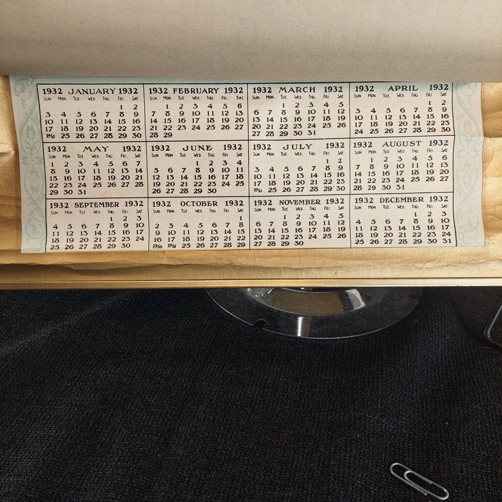 1931 McCormick Deering 1931 Ad Wall Calendar 'First Reaper' - The URBANARY Home and Garden