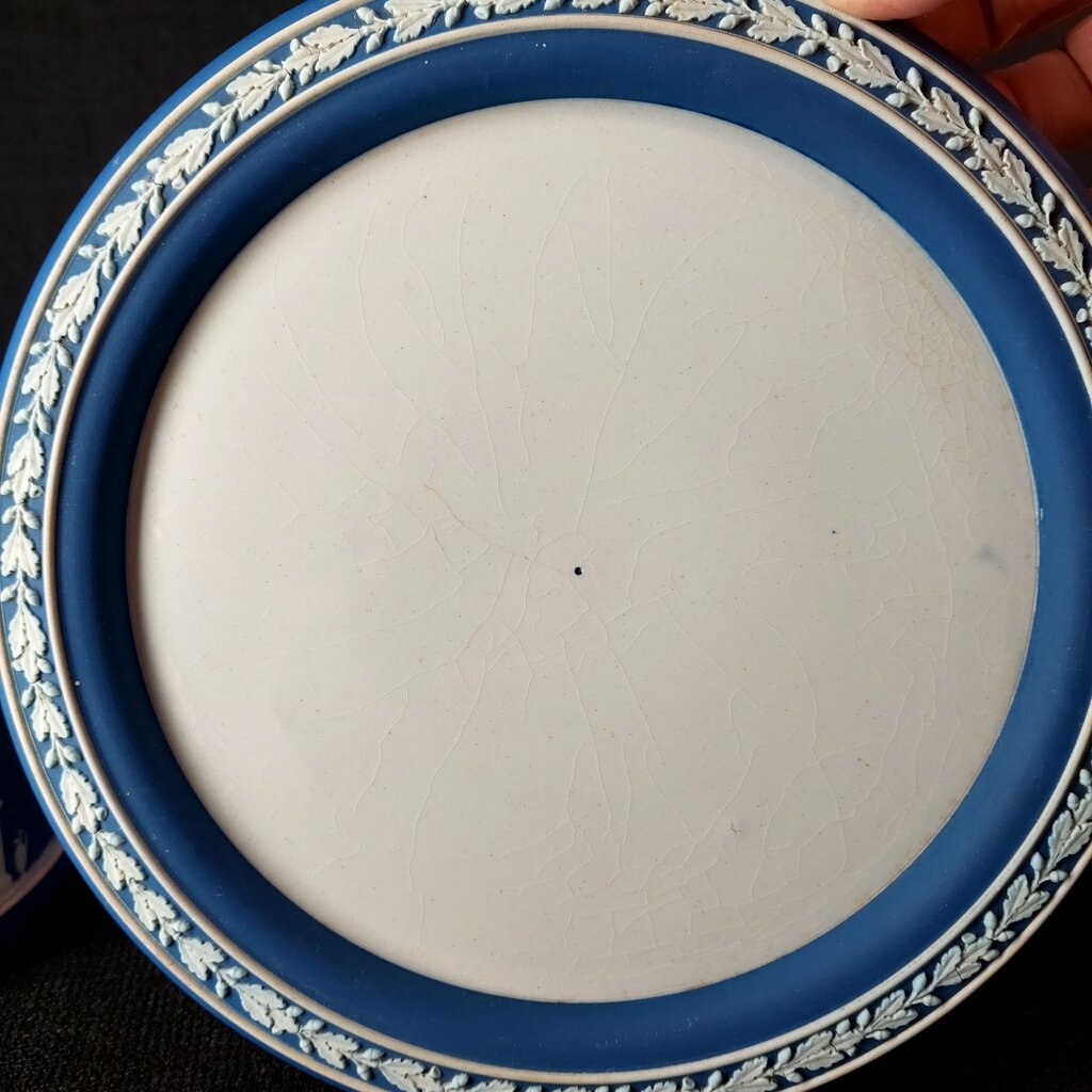 Wedgwood Jasperware Cheese Dome and Underplate 4 1/2 Inches High - The URBANARY Home and Garden