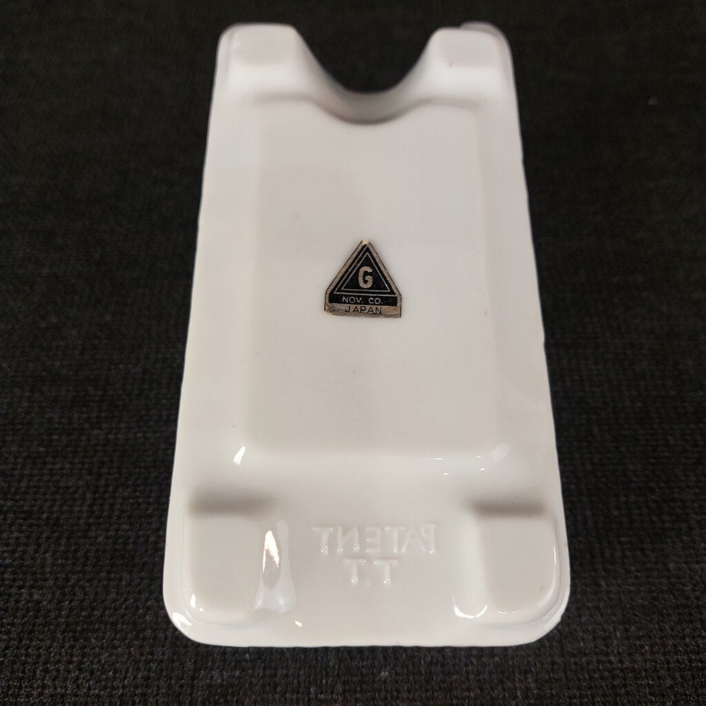 1940 naughty Girl Nodder Pin Up Style Ashtray Moving Fan and Legs - The URBANARY Home and Garden