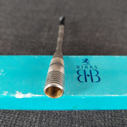 1950s Birks Sterling Silver Cigarette Holder w. Spring Eject 4 Inches - The URBANARY Home and Garden