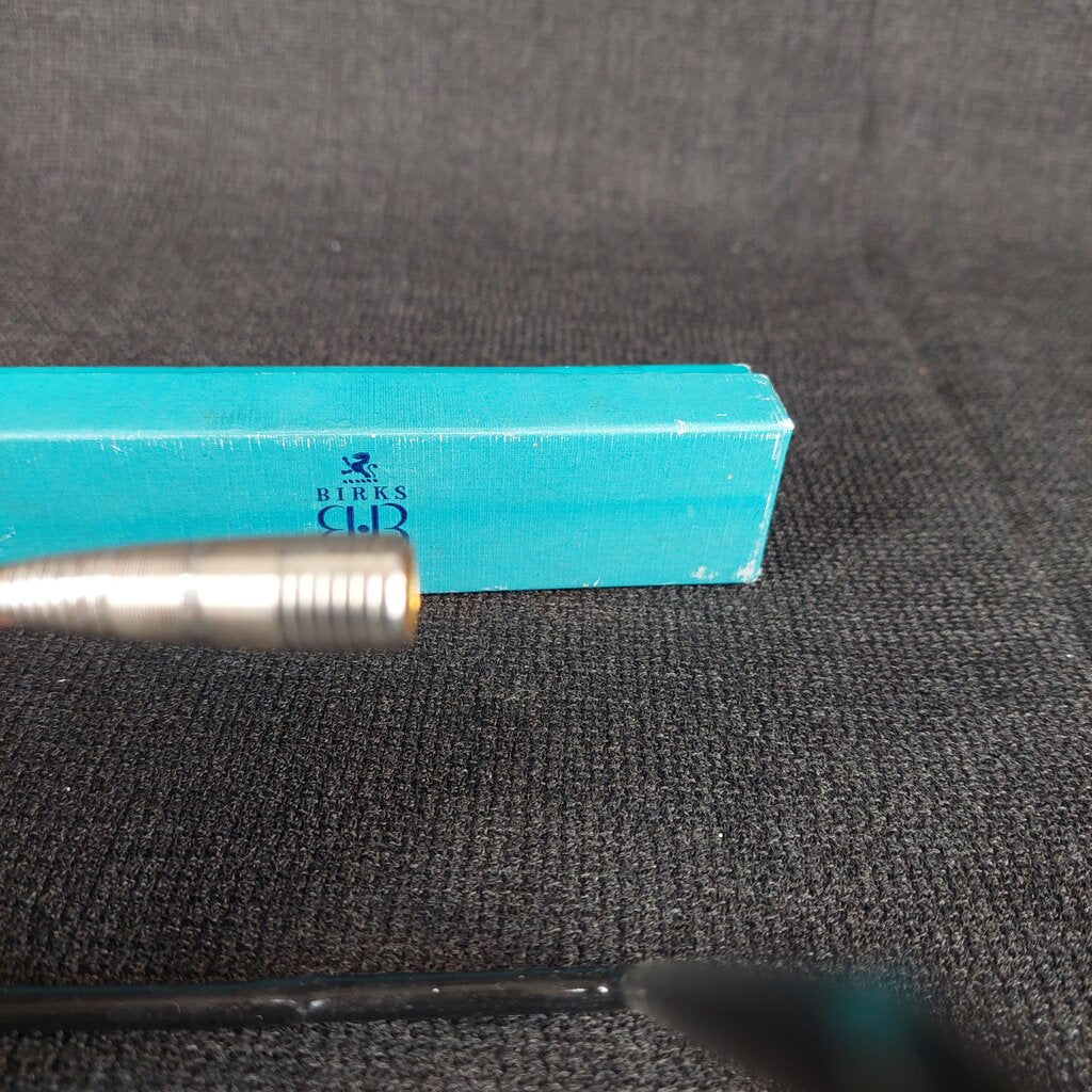 1950s Birks Sterling Silver Cigarette Holder w. Spring Eject 4 Inches - The URBANARY Home and Garden