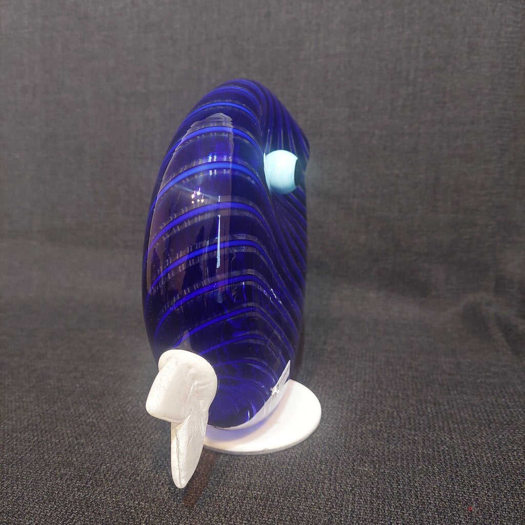 Signed Nicola Moretti Filigrana Fish Murano Glass Art - The URBANARY Home and Garden