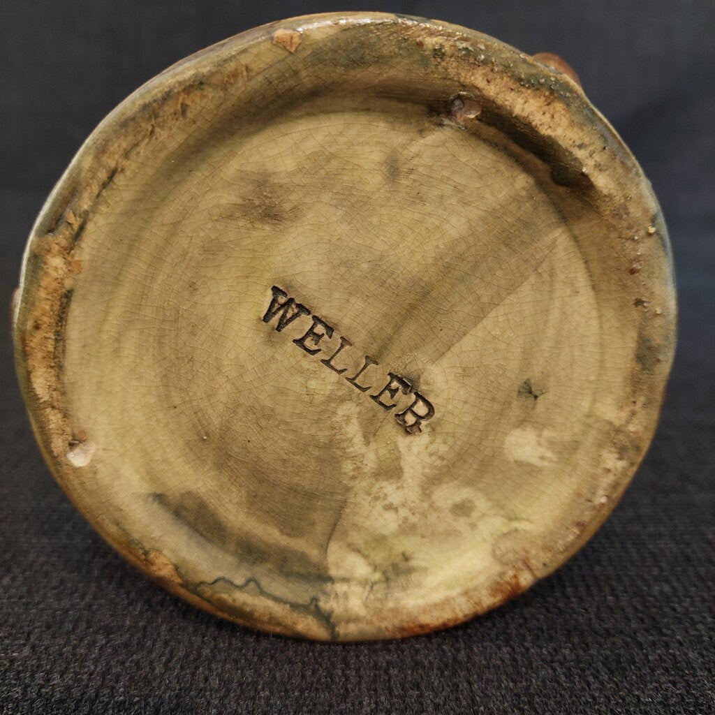 1920-33 Weller Art Pottery Art Nouveau Chalice Banyan Tree Vase Weller Woodcraft Line - The URBANARY Home and Garden