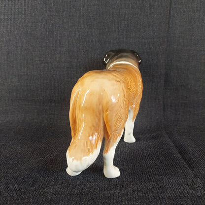Beswick St. Bernard 2221 Corna Garth Stroller Figurine 5.25 inches High by Albert Hallam