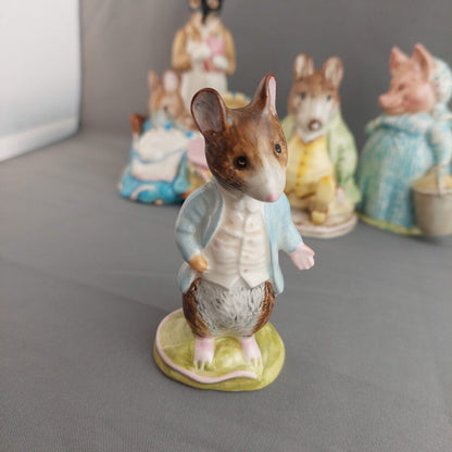Beswick Beatrix Potter 5 Piece Collection Pickles Samuel Whiskers Hunca Munca