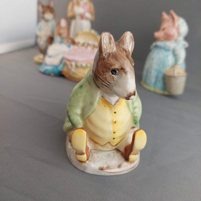 Beswick Beatrix Potter 5 Piece Collection Pickles Samuel Whiskers Hunca Munca