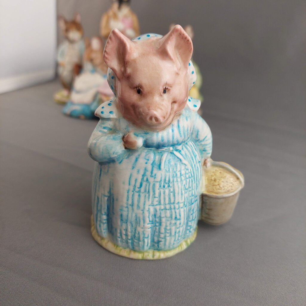 Beswick Beatrix Potter 5 Piece Collection Pickles Samuel Whiskers Hunca Munca