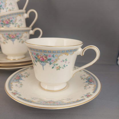 Royal Doulton Juliet N5077 Cup and Saucer Set Romance Series Bridal China