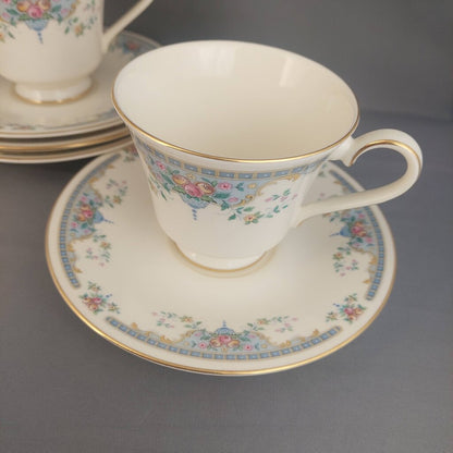 Royal Doulton Juliet N5077 Cup and Saucer Set Romance Series Bridal China
