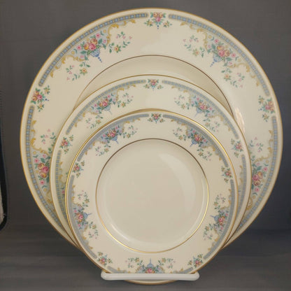 Royal Doulton Juliet N5077 3 Pc. Pl. Setting - Dinner Lunch Side Plates Romance Coll.