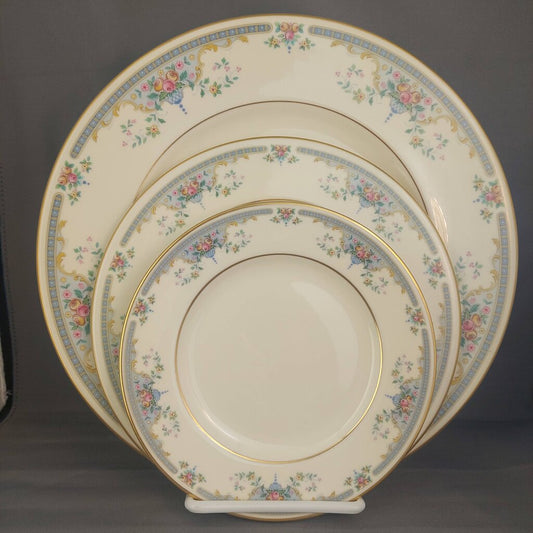 Royal Doulton Juliet N5077 3 Pc. Pl. Setting - Dinner Lunch Side Plates Romance Coll.