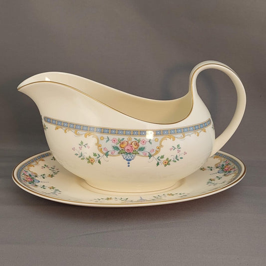Royal Doulton Juliet N 5077 Gravy Boat and Underplate Romance Collection