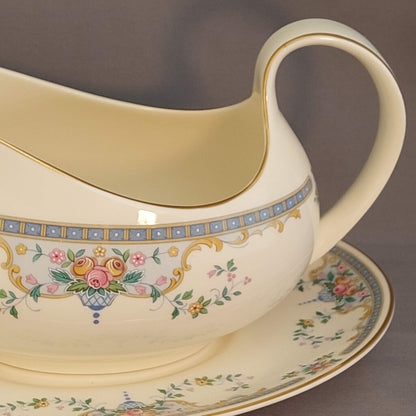 Royal Doulton Juliet N 5077 Gravy Boat and Underplate Romance Collection