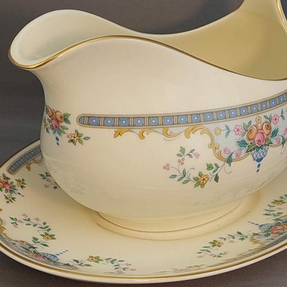 Royal Doulton Juliet N 5077 Gravy Boat and Underplate Romance Collection