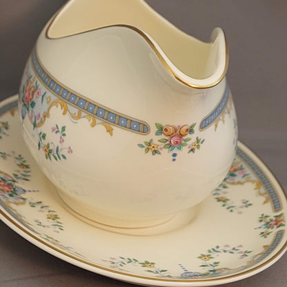 Royal Doulton Juliet N 5077 Gravy Boat and Underplate Romance Collection