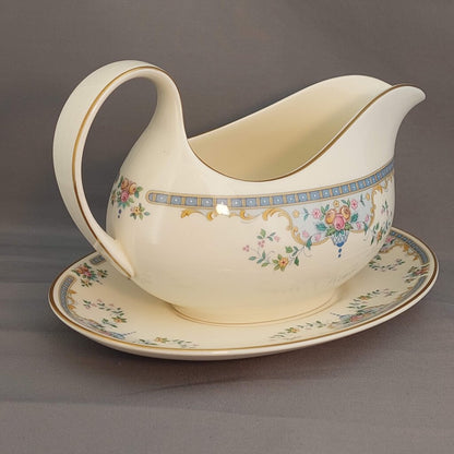 Royal Doulton Juliet N 5077 Gravy Boat and Underplate Romance Collection